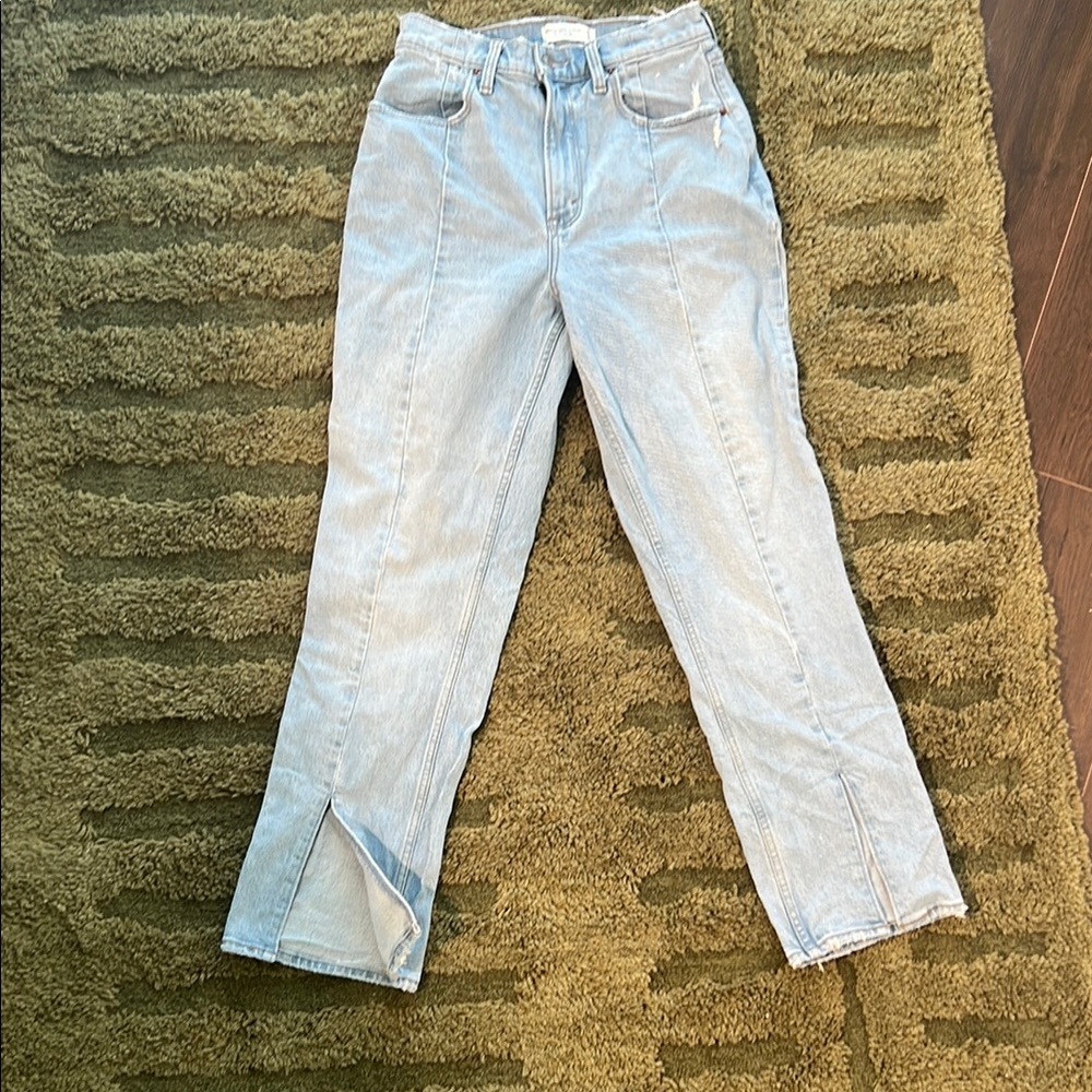 Abercrombie and Fitch 90s straight ultra high-rise curve love jeans